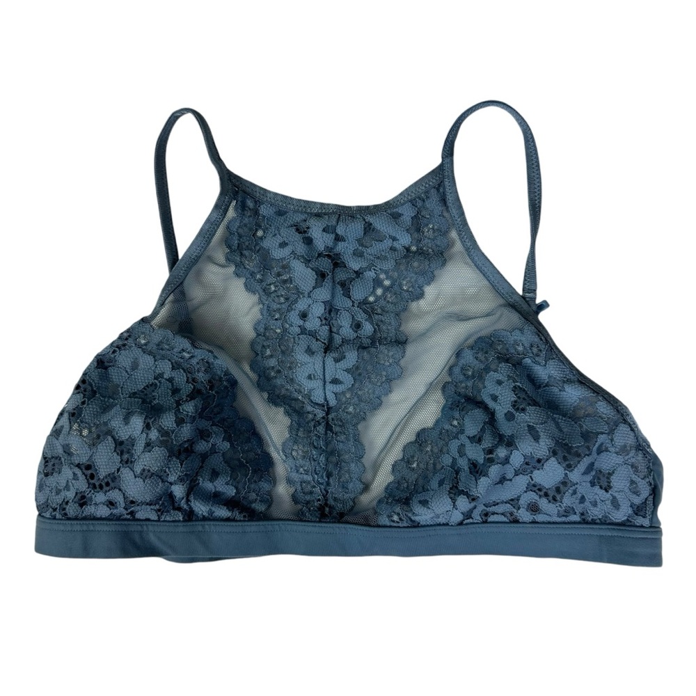 Victoria’s Secret Body By Victoria Bralette Lace Blue Size Small